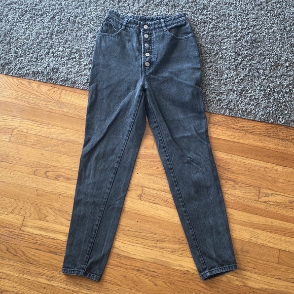 BONGO Vintage High Waist Faded Black Jeans - Picture 7 of 17